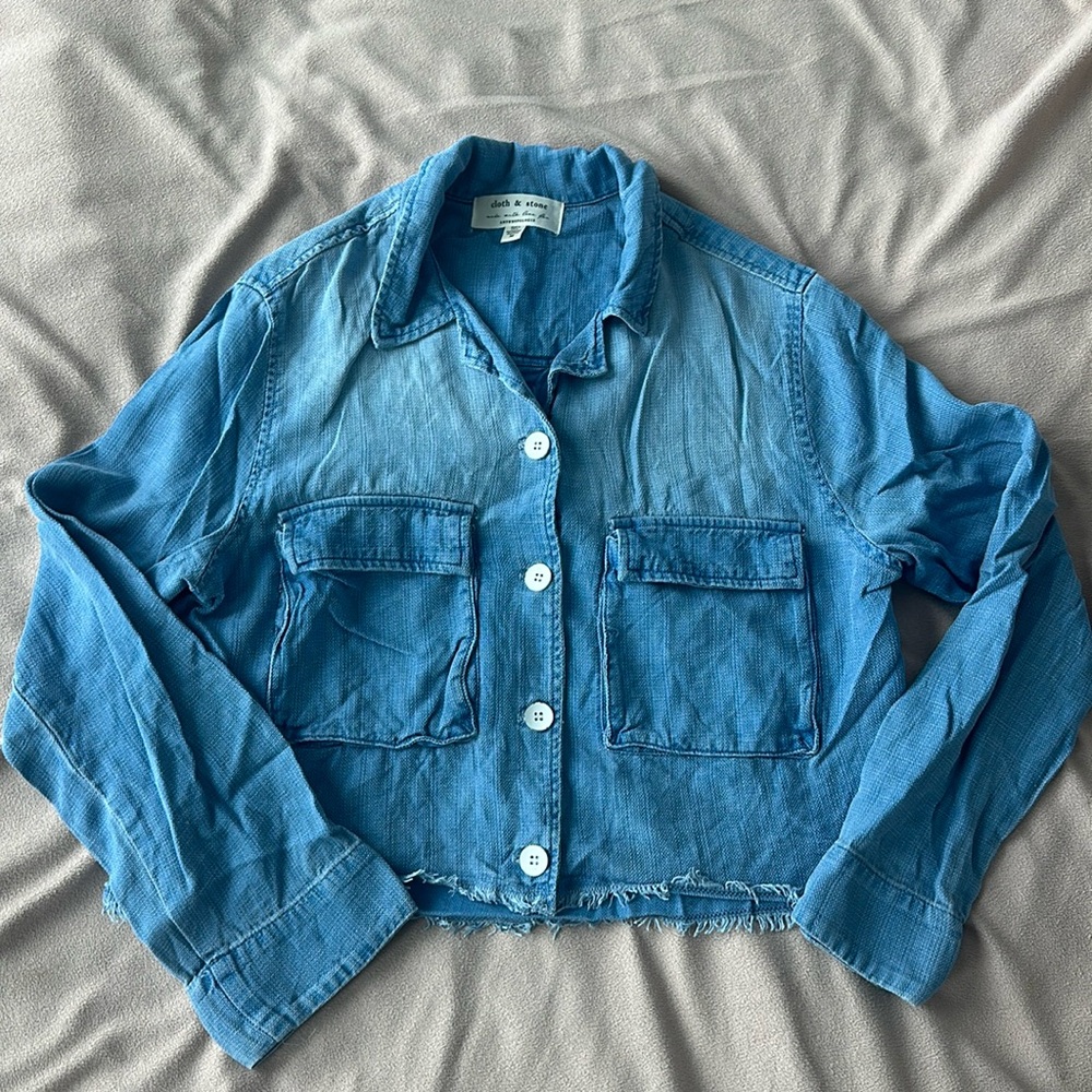 Cloth & Stone Denim Top